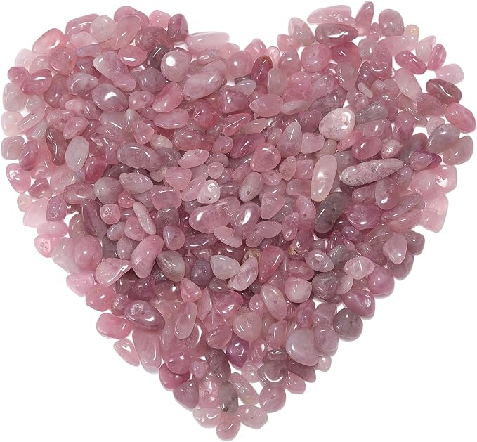 400Pcs 5-8mm Natural Madagascar Rose Quartz Chip Stone Beads | Pre-Drilled - Image 7