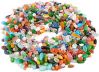 WAYBER Colorful Opal Pebbles, 2 Lbs/920g Decorative Crystal Stones Rocks Sea - Image 2