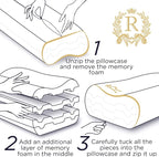 Memory Foam Pillow, Cervical Pillow 4-Layer Queen, Contour Pillow, Side Sleeper - Image 9
