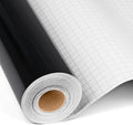 12'' x 42Ft Glossy Black Permanent Vinyl Roll by IModeur
