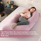Victostar Pregnancy Pillow, 57 inches U Shaped Maternity Pillow - Image 6