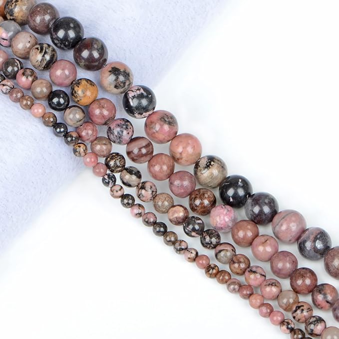 AD Beads Natural Gemstone Round Loose Beads 15" - Image 4