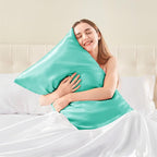 BEDELITE Satin Body Pillow Cover, Super Soft and Cooling Body Pillow Pillowcase - Image 2