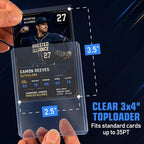 Invested Alliance 2000-Pack Toploaders & Card Sleeves – 1000 Crystal-Clear 35PT - Image 4
