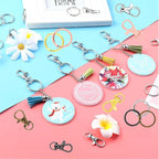 100 Pcs Keychain Hooks with Key Rings, Keychain Clip Hooks with Rings - Image 6