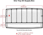 ArtBin 6891AG 1-Tray Art Supply Box, Portable Art & Craft Organizer - Image 4