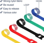 MVYC 120PCS 6 Inch Cable Ties Reusable Multi-Purpose Wire Ties Cord Organizer - Image 3