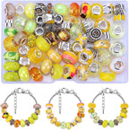 European Large Hole Spacer Charm Beads - Image 2