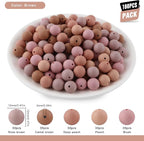 160Pcs Silicone Beads 12mm Mix Color, Bulk Silicone Beads 12mm - Image 2