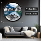 Mtadmai 24" Moving Sand Art, 3D Sand Art Pictures Deep Sea Sandscape Living - Image 2