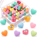 Epakh 30 Pcs Pastel Heart Thumb Tacks Decorative Pastel Heart Push Pins by Epakh