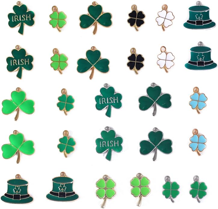 Bulk Gold Enamel Charms for Jewelry Making, Colorful Metal Charms Pendant for by stino