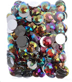 John Bead 200 Pieces 20mm, Acrylic Round Flat Back Rhinestones - Image 2