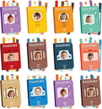 60pcs Passport DIY Cutouts Passport Bulletin Board Decoration Set World Travel by partygreeting