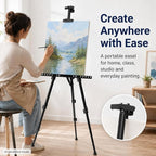 RRFTOK 17-66 Inch Adjustable Art Easel Stand - Image 2