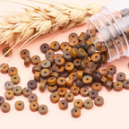 Natural Stone Heishi Beads for Necklace Making, 4 mm x 2 mm Small Flat Round - Image 7