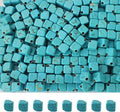 6mm Turquoise Square Beads Bulk by PAMIRTONG