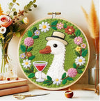 INFUNLY Goose Wreath Punch Needle Kit - Image 5