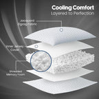 Utopia Bedding Shredded Memory Foam Pillows, Cooling Adjustable Bed Pillows - Image 3
