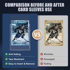 200 Card Sleeves Top Loaders for Cards, Premium Baseball Card Holder for - Image 5