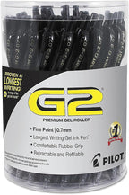 Pilot G2 Premium Gel Roller Pen, Retractable and Refillable, Fine Point 0.7 mm - Image 2