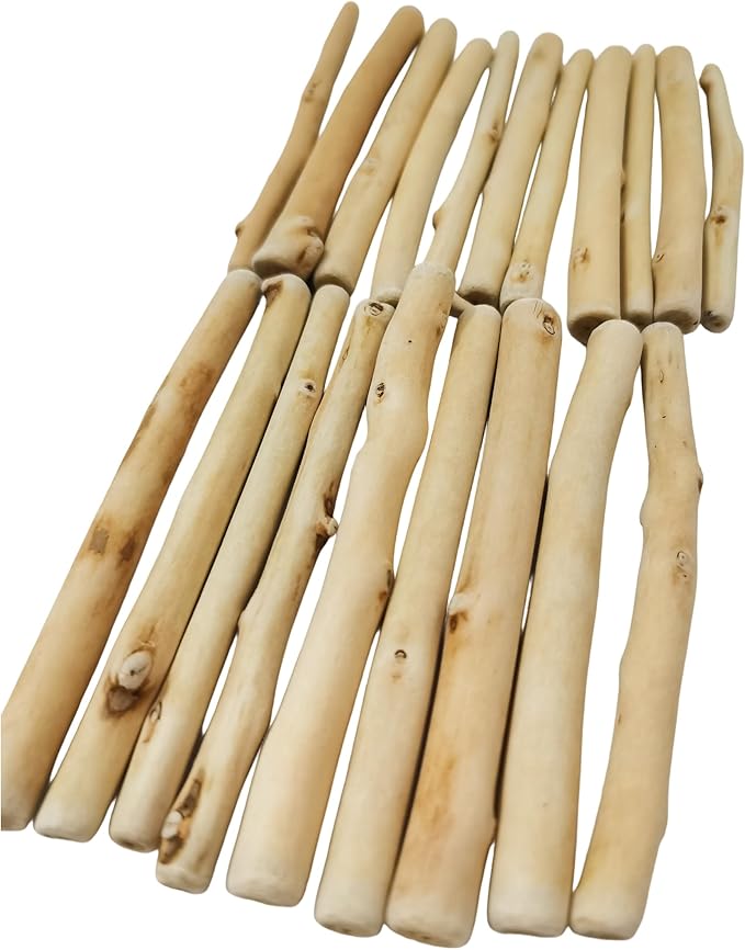 30 Pcs Natural Driftwood Pieces 3.94" Length 0.2-0.8" Thick by Unknown
