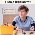 16 PCS Metal & Wooden Brain Teaser Puzzle Set – Challenging Logic & Ring Puzzles - Image 4