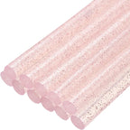 uxcell Mini Hot Glue Sticks for Glue Gun 7mm x 100mm Glitter Transparent Pink by uxcell