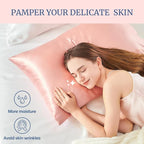 BEDELITE Satin Pillowcase for Hair and Skin, Super Soft Similar to Silk Pillow - Image 4