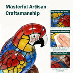 Eastyle Colorful Parrot Lamp, Resin Bird Decor Light - Image 3