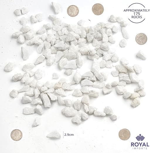 River Rocks Decorative Ornamental Vase Filler 0.25" White Aquarium Gravel - Image 6