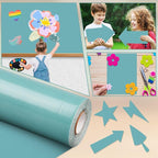 Inkspire Calming Blue Bulletin Board Paper Roll, 14.8FTx18.5IN Large Reusable - Image 5