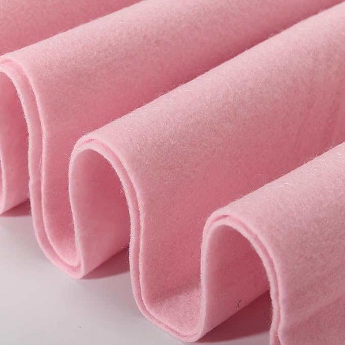 Soft Felt Fabric Sheets 1.6mm Thick Sewing Patwork Material Large Craft Felt by FOLGOS