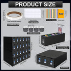 Card Storage Box, 14400+ Trading Card Storage 2700+ Toploader Card Storage Box - Image 3