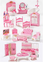 35 Pcs Dollhouse Furniture Accessories Set Mini House Furniture Small Dollhouse by Unknown