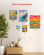 100 Pack 5x7 Inch Small Canvas Boards - Image 8