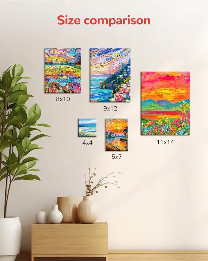 Canvas Boards for Painting 72 Pack, 5x7 Inch Panels, 100% Cotton White Blank - Image 4
