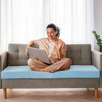 Frienda 2 Pack 4" x 24" x 24" Upholstery High Density Foam Cushion Replacement - Image 7