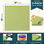 Felt Fabric Sheet 18 x 18 Inch, 1.6mm Thick | Soft and Flexible Nonwoven - Image 2