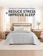 YnM Exclusive 40 lbs Weighted Blanket, Extra Heavy Cotton Bed Blanket - Image 2