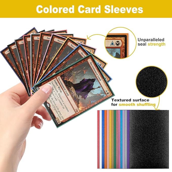 Premium Card Sleeves, 150 Sleeves 2.6''x3.6'' Compatible - Image 6