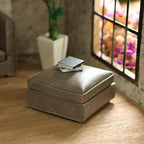 iLAND Dollhouse Furniture Sectional Dollhouse Couch Set Grey Faux Leather Sofa - Image 7