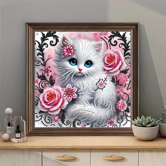 SHICERNHJ Animal Cat 5D Diamond Painting Kits - Image 2