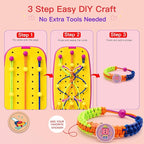 Arts and Crafts for Kids Age 8-12 Friendship Bracelet Making Kit for Girls - Image 4