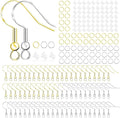 Hypoallergenic Earring Hooks 800 PCS/125 Pairs, Jump Rings, Ear Wires Fish Hooks by OfficeArtCraftsProducts