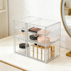 Prsildan Acrylic Makeup Organizer Clear Storage Drawer - Image 2