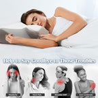 Cervical Pillow for Neck Pain Relief, Cooling Contour Memory Foam Pillows - Image 4