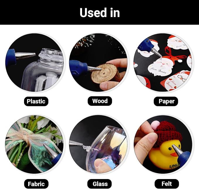 72 Pack 0.43x4 Glow in the Dark Glue Sticks, Hot Melt Glue Sticks Crafting DIY - Image 6