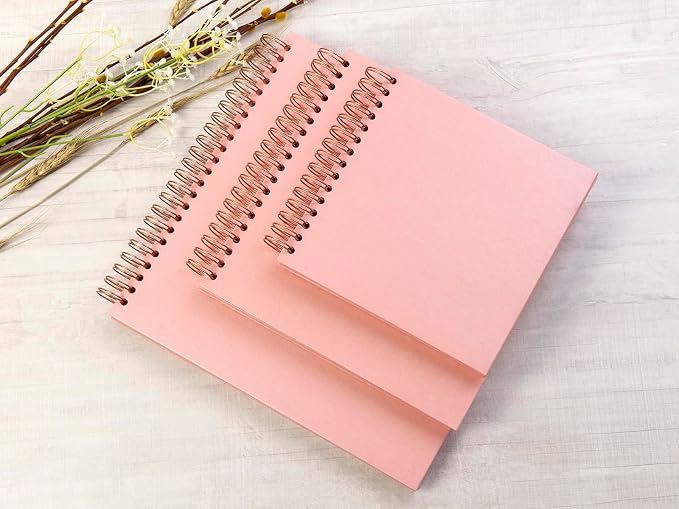 potricher 10 x 10 Inch DIY Scrapbook Photo Album 80 Pages Thick Kraft Blank - Image 6