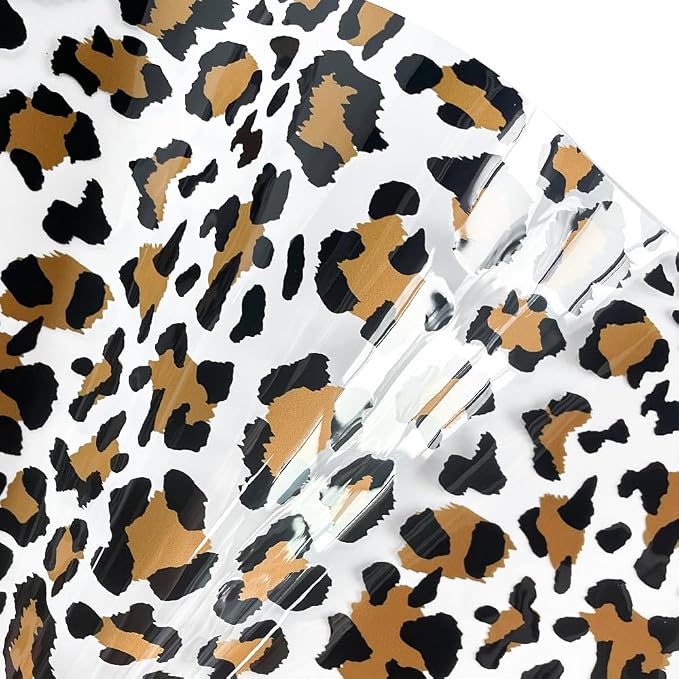 ONEART | Printed TPU Jelly Faux Leather 12 x 53 inches Transparent Clear Jelly - Image 3